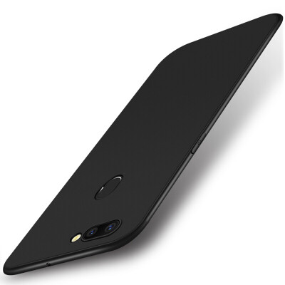 

KOOLIFE OPPOR11SPLUS phone case protector sanding silicone soft shell shell shatter-resistant shell for oppo r11s plus Su Le series - black