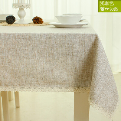 

Kam color Chinese decorative tablecloths tablecloths cloth cotton linen European style table cloth green pine lace 140 140cm