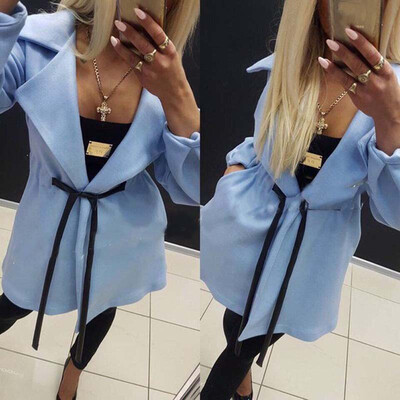 

Lovaru ™ 2017 Зимние пальто Женщины Твердые с длинным рукавом Outwear Office Lady Fashion Women Coat Warm Clothing
