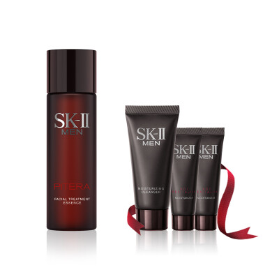 

SK-II PITERA "Immortal Water" Men's Skin Care Set (Men's Essence 75ml + Men's Cleansing Cream 20g + Men's Cream 5g * 2