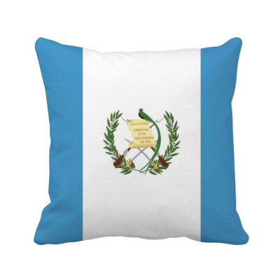 

Guatemala National Flag North America Country Square Throw Pillow Insert Cushion Cover Home Sofa Decor Gift