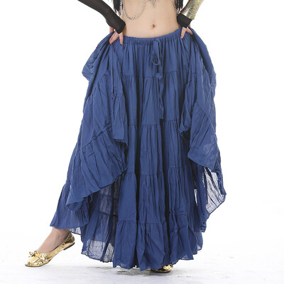 

Gypsy Dance Performance Women Gypsy Dance Full Circle Linen Skirt Women Belly Dance Tribal Skirts