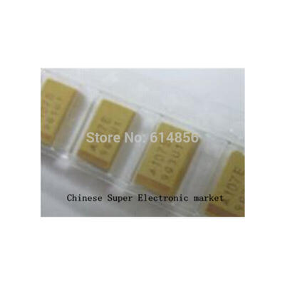

10PCS 25V 100UF D 7343-D STTECH SMD tantalum capacitor D 100UF 25V