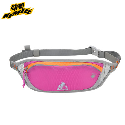 

KIMLEE Waterproof Running Waist Bag Men Women Gym Sport Fitness Waist Packs Hip Money 55 inch Phone Holder With Earphone Hole