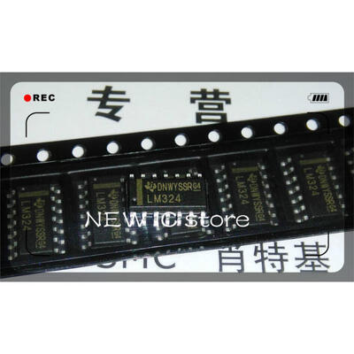 

Free Shipping 100PCS/LOT LM324DR LM324D LM324 TI / ST SOP-14 Low Power Quad Op Amp 100% new Warranty