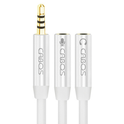 

Foggike Parker 011 Notebook Headphone Splitter One Subdivision Headphone Headset Microphone Combo Converter Headphone Adaptor 1 point 2 02m White