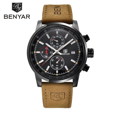 

BENYAR Fashion Chronograph Sport Mens Watches Top Brand Luxury Quartz Watch Reloj Hombre 2017 Clock Male hour relogio Masculino
