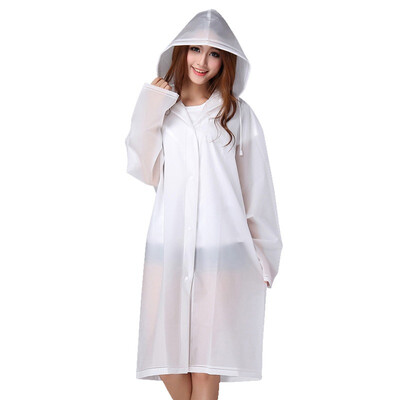

MIYOU Fashion Raincoat EVA Translucent Dull Polish Raincoat