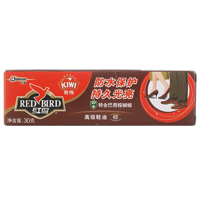 

Red Bird Qiwei Paste Shoe Polish 30g Natural