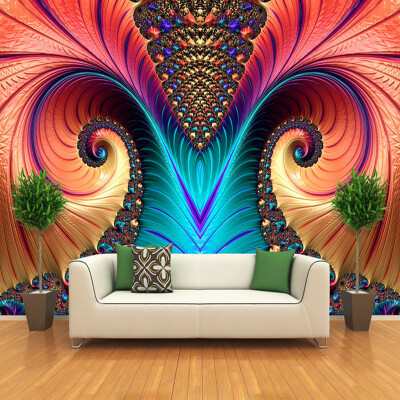 

Personalized Customization Art Abstract Color Sculpture Photo Wallpaper Modern Living Room Dining Room Gallery Papel Mural 3 D