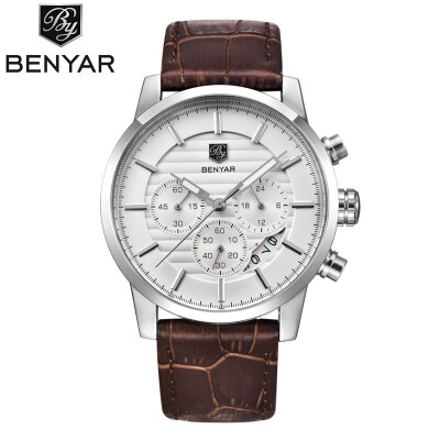 

BENYAR Men Watch Top Brand Luxury Quartz Watch Mens Sport Fashion Analog Leather Strap Male Wristwatch New Waterproof Clock