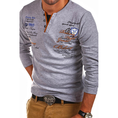 

Mens Fashion Personality Cultivating long-sleeved Shirt