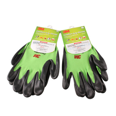

3M protective gloves comfortable non-slip wear-resistant gloves high permeability anti-oil orangegreengreyyellowblue  L XL