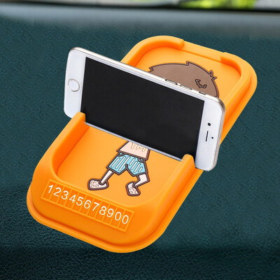 

Research&beauty car with car mats car dashboard mobile phone storage pad perfume debris anti-slip stickers slip pad storage mat