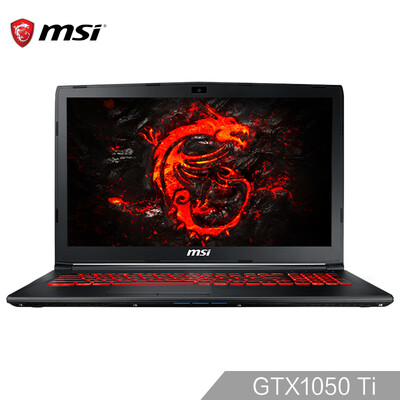 

MSI GL62M 7REX-1650CN GTX1050Ti 15.6 дюймов Игровой ноутбук (i7-7700HQ 8G 1T + 128GSSD 4G затененный) Черный