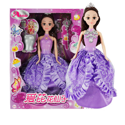 

Abbie Lens Eyes with 3D Curl Eyelashes Doll DIY Toys Clothes Gown Outfits&Shoes for Girls Birthday Party Christmas Gift