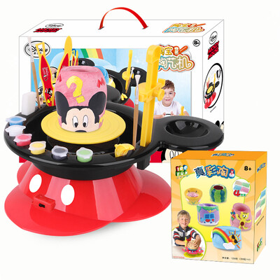 

Disney Ceramic Arts Tools Children Pottery Toys Electric DIY Children Handmade Mud Art Gift DS-1732