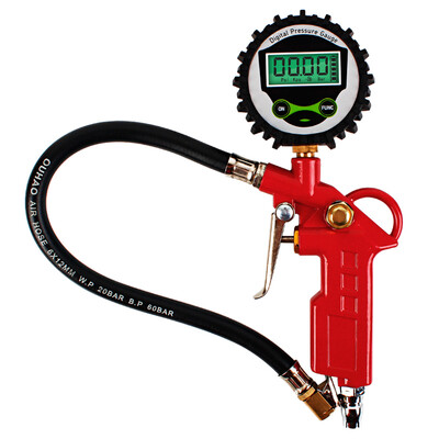 

Cool Lapp KULAIPU digital display air gun car tire tire pressure gauge tire pressure gauge can deflate car tire pressure gauge tire pressure monitoring air gun KLP-86004 red