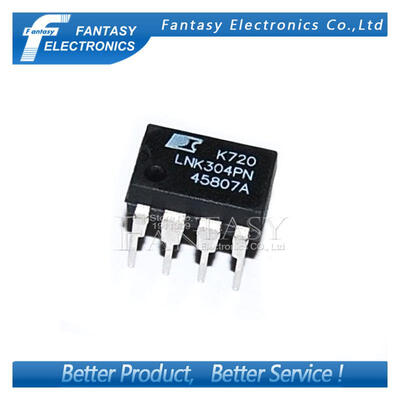 

200PCS LNK304PN DIP8 LNK304P DIP LNK304 new and original IC free shipping