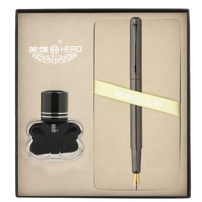 

Hero HERO 738 Streamer Gray Confident City Gold Pen Ink Gift Set