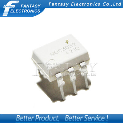 

10PCS MOC3052 DIP6 DIP new&original IC free shipping