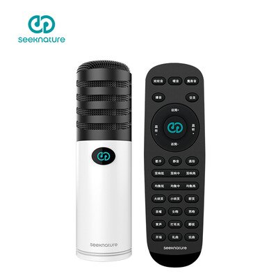 

Seeknature Black Cannon PRO Large Capacitance Multi-Audio Noise Canceling Microphone Remote Audio Effect Live Effect Microphone
