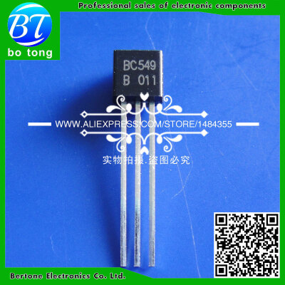 

50Pcs/Lot Triode BC549 549 TO-92 Silicon Transistor DIP-3 NPN 30V 100MA TO-92