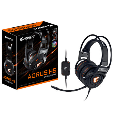 

Gigabyte GIGABYTE AORUS H5 Headset RGB Gaming Headset Jedi Eater ChickenCSGO Gaming Headset