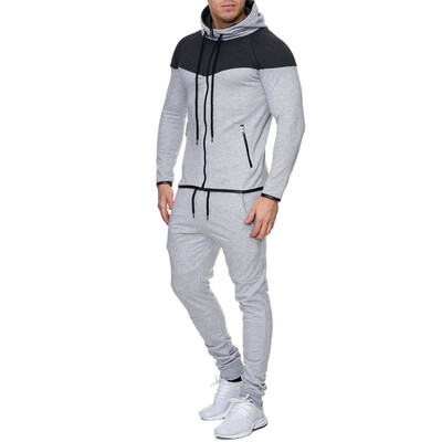 

New Men' Fashion 2 Parts Hooded Sweatshirt and Sport Pants Set