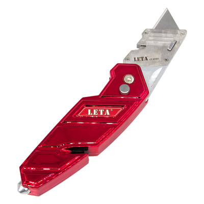 

LETA Heavy Duty Folding Knife Delivered 5 Blades Electrician Stripping Knife Knife Wallpaper Knife Wallpaper Knife Paper Knife Safety Knife LT-ST061
