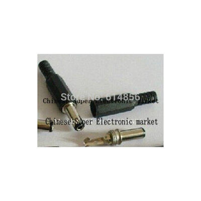 

250PCS 21mm x 55mm male DC power plug Jack Adapter Connector Plastic Cover