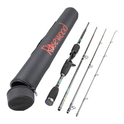 

RoseWood 1.98m Spinning Casting Fishing Rod travel M action Lure weight 1/8-3/8oz Line Weight 4-12LB Fishing Tackle China