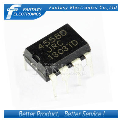 

100PCS NJM4558D DIP8 NJM4558 DIP JRC4558D JRC4558 new&original IC free shipping
