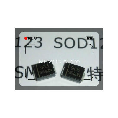 

Free Shipping High quality SMD Schottky Diode SK26 SS26 SMB 2A/60V Diode(100PCS/Lot)