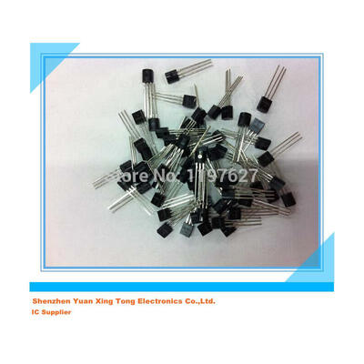 

100PCS/LOT = 2N5551 + 2N5401 TO-92 NPN transistors original IC electronic kit with tracking number