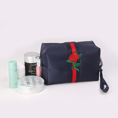 

Fog flower wash bag travel storage bag embroidered storage bag fashion cosmetic bag JD-01
