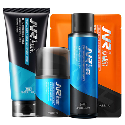 

Jewel Men's Oil Boosting Skincare Set (Очищающее средство для лица 120 г + тонер 150 мл + крем для кожи 50 г + маска 1 таблетка)