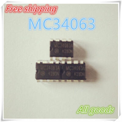 

FREE SHIPPING 10PCS MC34063API MC34063 34063 DIP8 DIP Boost or buck power DC/DC converter