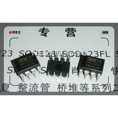 

Free Shipping Electronic Parts INA129PA IC OPAMP INSTR 13MHZ SGL 8DIP 129 INA129 10pcs
