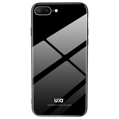 

Плюс Apple 8 / 7Plus Mobile Shell iPhone8 / 7Plus Стеклянная оболочка с бритьем Все включено Мягкая сторона Жесткая оболочка корпуса Black