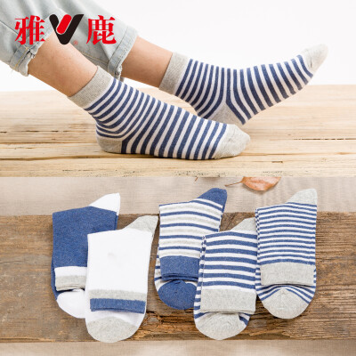 

Yalu YALU socks men&39s socks four seasons cotton socks stockings socks fashion stripes casual sports socks fresh striped socks code