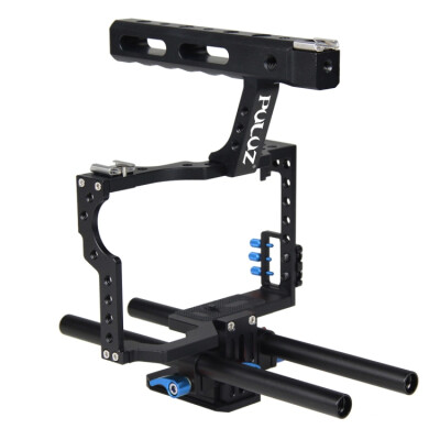 

PULUZ Camera Cage Handle Stabilizer for Sony A7 & A7S & A7R & A7R II & A7S II Panasonic Lumix DMC-GH4Blue