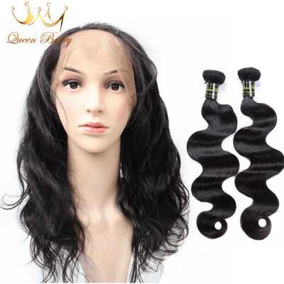 

360 Body Wave Lace Closure With 2 Bundles Body Wave Virgin Human Hair