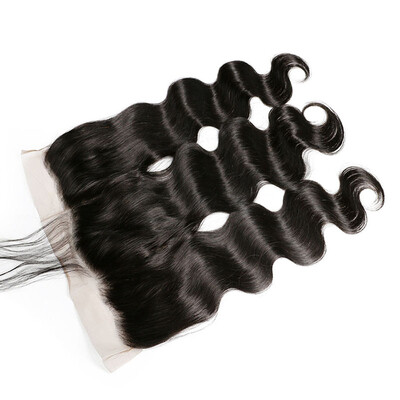 

Osolovely Hair 9A Grade Human Virgin Hair Body Wave 13x4 Ear To Ear Pre Plucked Lace Frontal Closure With Baby Hair