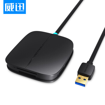 

VENTION USB 30 Card Reader High Speed ​​Multi-function Multi-function Camera Card Reader Support MSCFTFXDSD Card 05m Black CEDBD