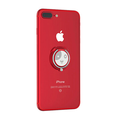 

YOMO 2018 Zodiac Dog Mobile Phone Ring Bracket Plated Metal Ring Buckle Bracket for Apple iPhone Android Phone Pocket - Blue