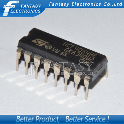 

10PCS HCF4054BE DIP16 HCF4054 DIP HCF4054BEY new&original IC free shipping