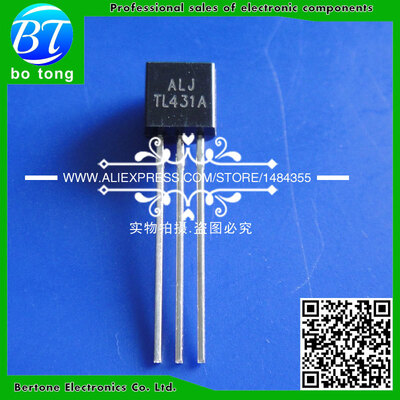 

Free shipping One Lot 50pcs TL431A TL431 WSTL431A KA431ATO-92 Programmable Voltage Reference New 431