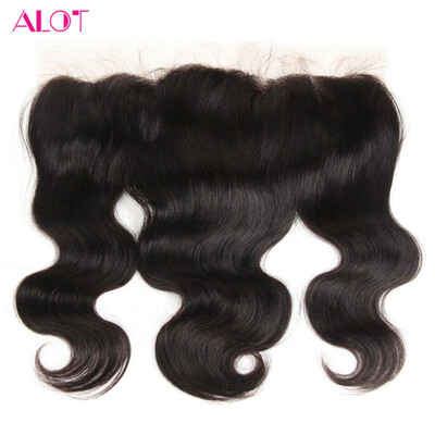 

Alot Virgin Malaysian Body Wave Frontal Lace Closure 13*4 Virgin 100% Human Hair Free Part Frontal Lace Closure
