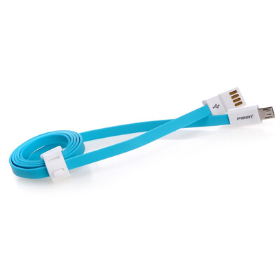

Micro-USB / Lightning interface two-in-one mobile phone charging line 0.8 m lemon yellow for Apple Andrews Huawei Samsung